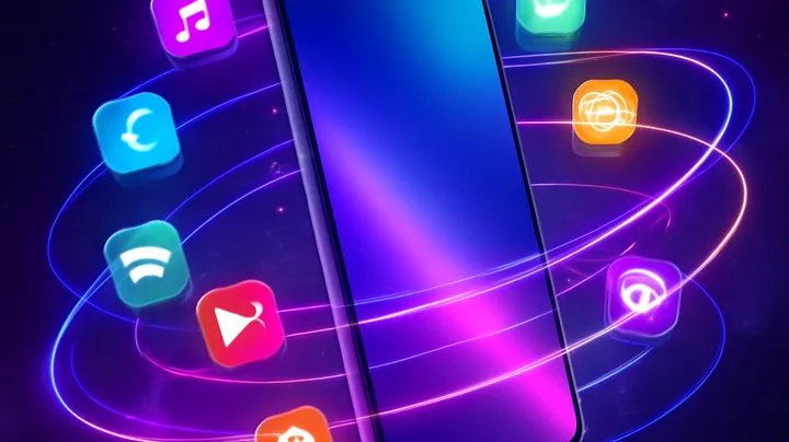 BTV999 COM Sleek smartphone floating in space